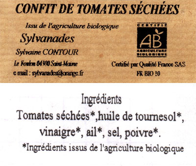 Confit de tomates séchées 90 gr