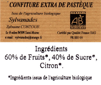 Confiture extra de pastèque 180 gr